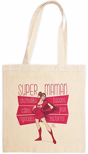 sac Tote toile coton pour maman débordée