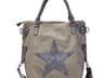 Sac tote toile shopping avec étoile