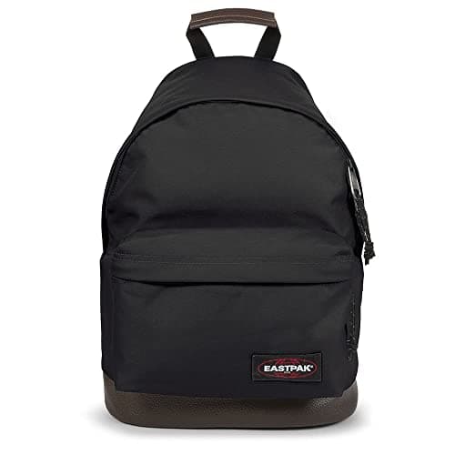 Sac à dos EASTPAK Wyoming noir 24L avec détails marron