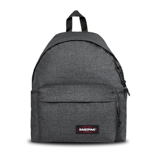 Sac à dos Eastpak gris chiné 24L avec logo rouge