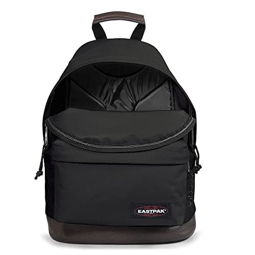 Sac à dos noir Eastpak Wyoming 24L ouvert