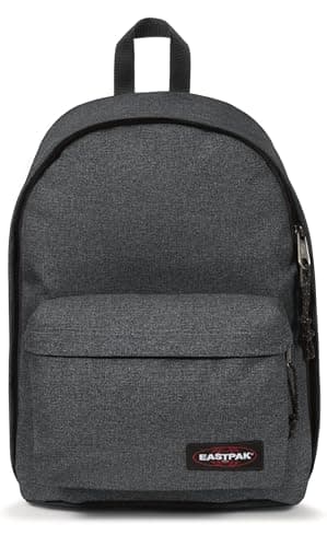 Sac à dos Eastpak gris chiné 27L avec logo rouge