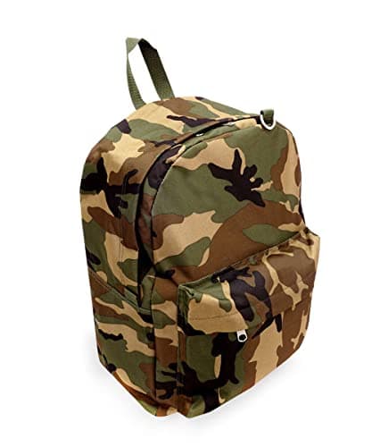 Sac à dos camouflage militaire vert et marron