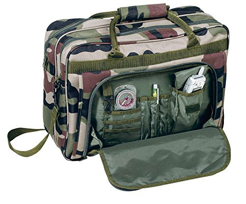 Rangements fonctionnels pour cette sacoche camo pour stylos, mobile, papiers …