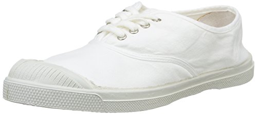 Baskets Bensimon en toile blanche