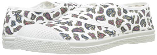 Baskets Bensimon en toile bandanas avec lacets