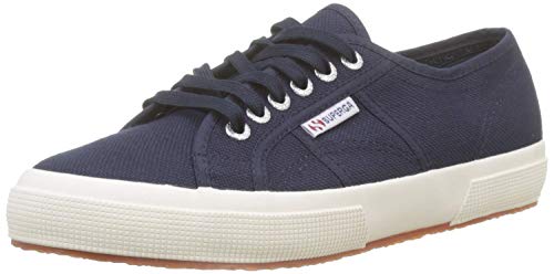 Baskets en toile marine casual Superga avec plate forme