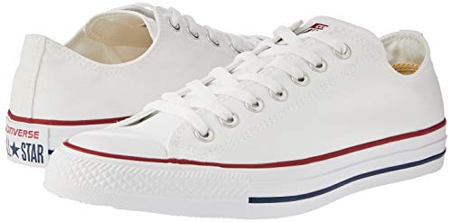 Baskets iconiques en toile Converses Chuck Taylor blanches et basses