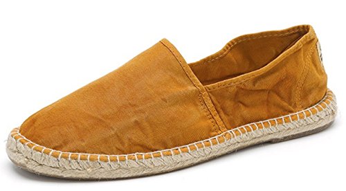 Espadrille Vegan en toile de coton bio Natural World marron camel