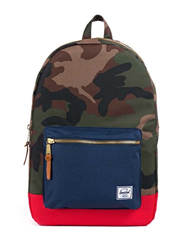 Sac à dos urbain camo plus rouge et bleu Herschel