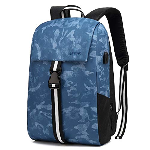 Sac à dos camouflage bleu pour homme