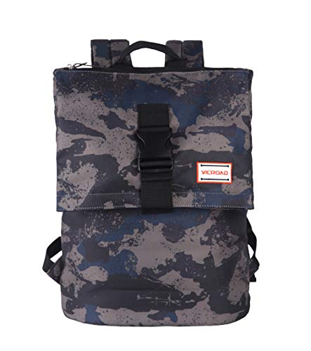 Sac à dos camouflage gris Vicroad avec compartiment laptop 15 pouces