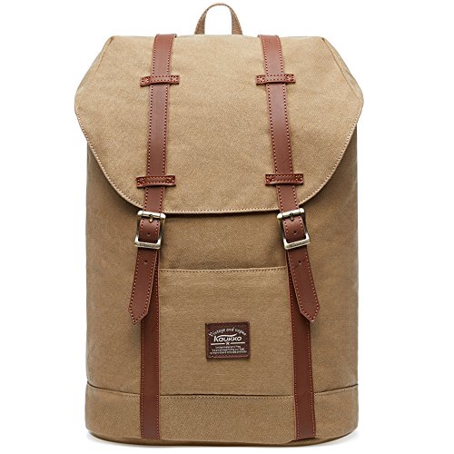 sac à dos toile canvas marron