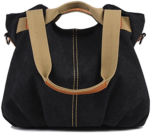 Sac cabas grand format toile canvas noir