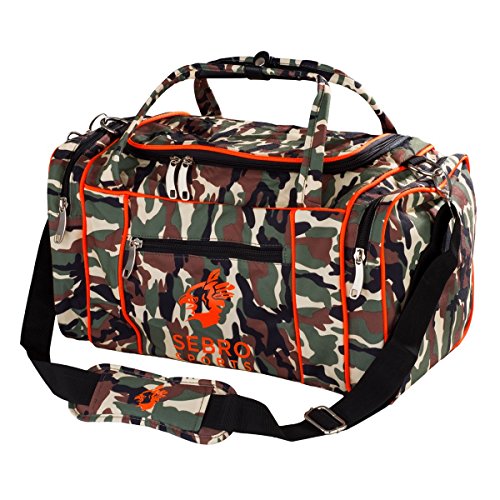 Sac de sport camo et orange flashy Sebro