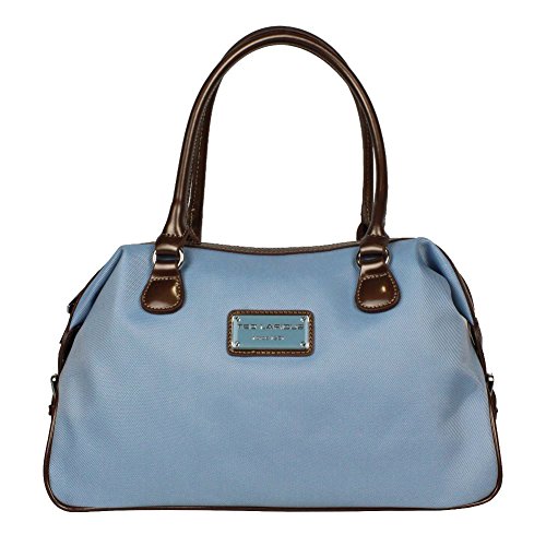 Sac en toile bleue pastel  canvas Ted Lapidus