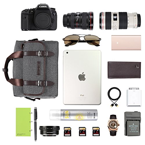 Sac messenger camera bag toile imperméable K&F Concept