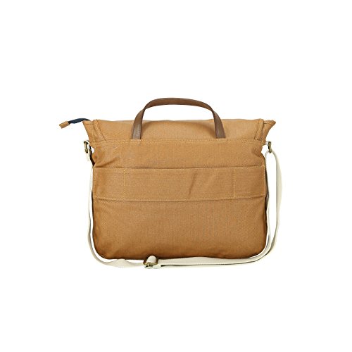 Sac messenger en toile canvas moutarde