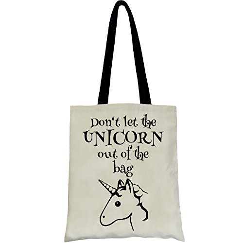 sac Tote toile unicorne licorne casual pour le quotidien