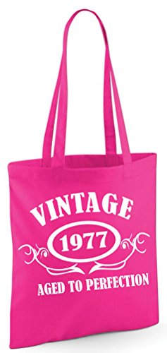 Sac shopping canvas toile fushia