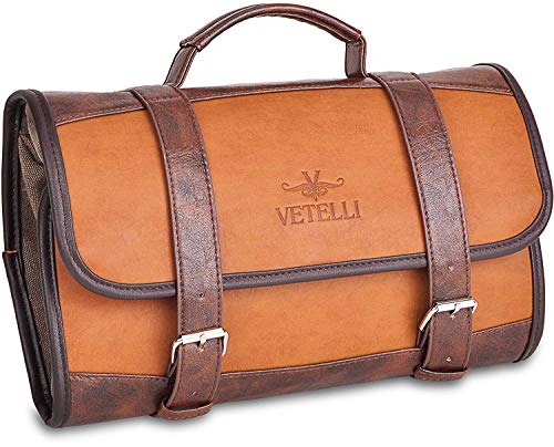 trousse de toilette homme Veletti à dérouler