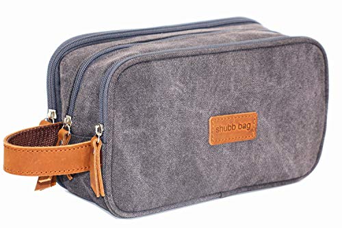 Trousse de toilette homme en toile canvas imperméable