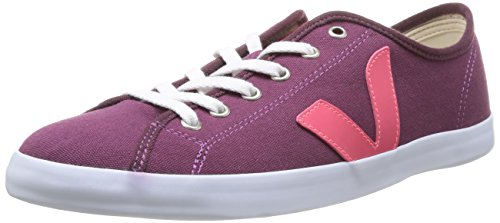 Baskets en toile Veja roses et mauves pour femme